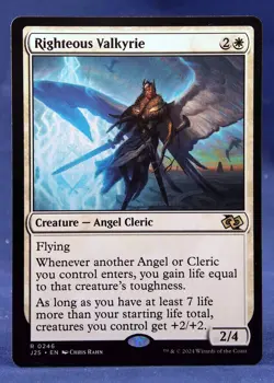 Righteous Valkyrie - MTG - Foundations Jumpstart - Excellent NM - Image 1