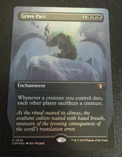 Grave Pact (Borderless) #639 (Foil) (NM) Commander Masters CMM Magic MTG - Image 1
