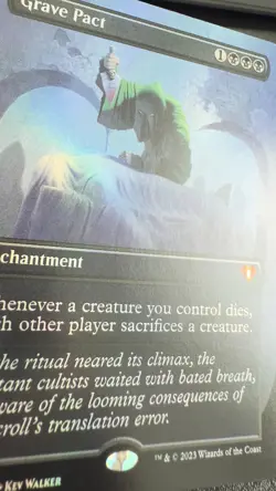 Grave Pact (Borderless) #639 (Foil) (NM) Commander Masters CMM Magic MTG - Image 2