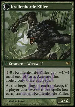 Wolfbitten Captive / Krallenhorde Killer 1x FOIL DKA MTG Dark Ascension Rare MT - Image 2