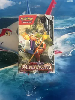 Pokemon Paldea Evolved Sealed Half Booster Box 18 Packs - Image 2