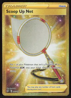 Pokemon TCG SWSH02: Rebel Clash #207/192 Scoop Up Net (Secret) NM - Image 1