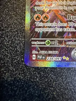 Pokemon Charizard EX 234/091 SIR Paldean Fates Near Mint Pack Fresh! - Image 4