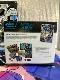 SET OF 2 - SEALED Pokemon Black Bolt Elite Trainer Box ETB + Binder Collection - Image 2