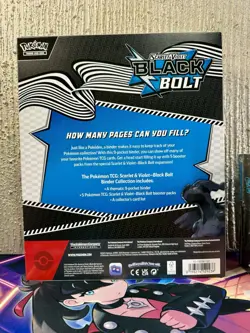 SET OF 2 - SEALED Pokemon Black Bolt Elite Trainer Box ETB + Binder Collection - Image 3