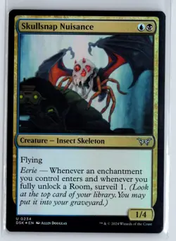 FOIL Skullsnap Nuisance Duskmourn - MTG Magic the Gathering Card - Image 1