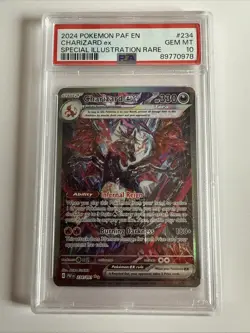 POKEMON PSA 10 2024 SV Paldean Fates Charizard ex 234/091 SIR - Image 1