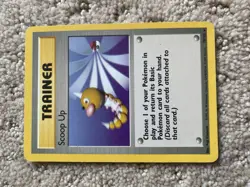 Pokemon TCG SCOOP UP 78/102 Base Set WOTC Rare - Image 1