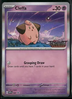 Cleffa SVP 037 STAFF - Pokemon TCG Pre Release Promo Obsidian Flames NM - Image 1