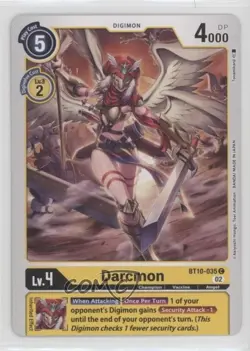 2022 Digimon Card Game - Xros Encounter Darcmon #BT10-035 0ka3 - Image 1