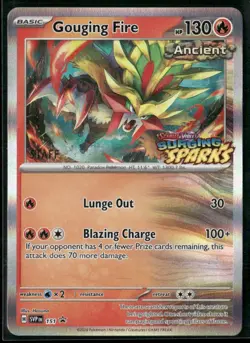 Gouging Fire SVP 151 STAFF - Pokemon TCG Pre Release Promo Surging Sparks NM - Image 1