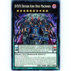 Yugioh D/D/D Deviser King Deus Machinex MP23-EN023 1st Ed. Secret Rare - NM 💎 - Image 1