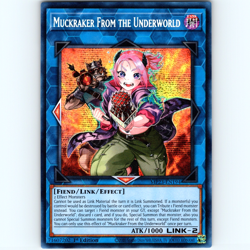 Yugioh Muckracker From The Underworld MP23-EN194 1st Edition Secret Rare - NM 💎 - Image 1