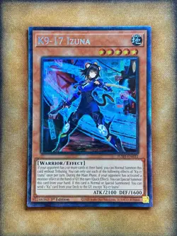 Yugioh K9-17 Izuna JUSH-EN031 Collector Rare 1st Ed NM - Image 1