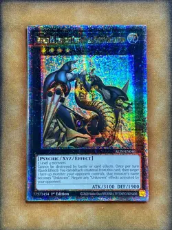 Yugioh Number 69: Heraldry Crest - Dark Matter Demolition ALIN-EN046 QCR 1st NM - Image 1