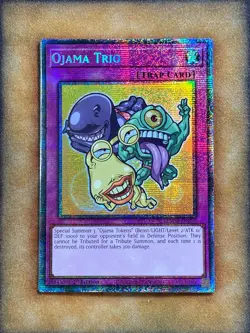 Yugioh Ojama Trio BLMM-EN010 Starlight Rare 1st Ed NM - Image 1