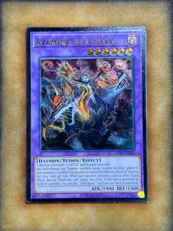 Yugioh Azamina Ilia Silvia OP28-EN003 Ultimate Rare NM - Image 1