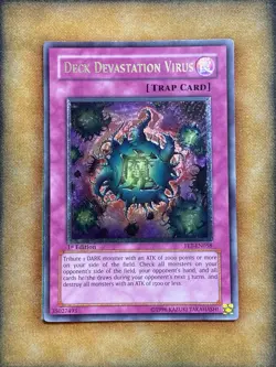 Yugioh Deck Devastation Virus FET-EN058 Ultimate Rare 1st Ed NM (#1) - Image 1