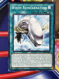 Yugioh White Reincarnation PHNI-EN058 Single - Image 1