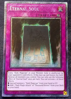 YuGiOh! Eternal Soul RA04-EN247 Platinum Secret Rare - Near Mint - Image 1