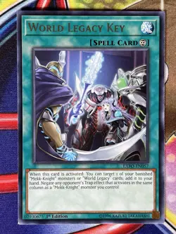Yugioh World Legacy Key EXFO-EN057 1st Edition Single - Image 1