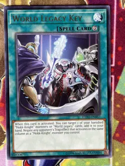 Yugioh World Legacy Key EXFO-EN057 Unlimited Single - Image 1