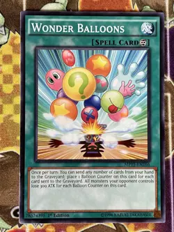 Yugioh Wonder Balloons MP15-EN166 Single - Image 1