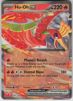 Ho-oh ex 007/034 Classic Collection Trading Card Game Classic Pokemon - Image 1