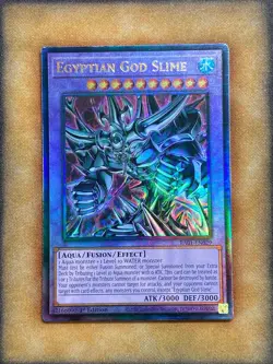Yugioh Egyptian God Slime RA01-EN029 Prismatic Ultimate Rare 1st Ed NM - Image 1