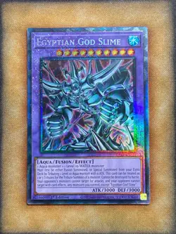 Yugioh Egyptian God Slime RA01-EN029 Prismatic Collector Rare 1st Ed NM - Image 1
