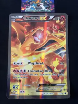 Charizard EX XY121 JUMBO Pokemon Card Black Star Promo Holo 2016 Full Art LP - Image 1