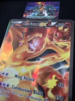 Charizard EX XY121 JUMBO Pokemon Card Black Star Promo Holo 2016 Full Art LP - Image 3