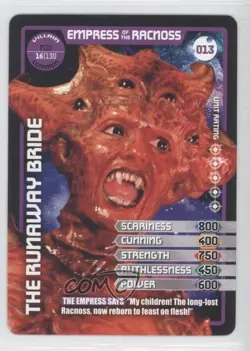 2010 Doctor Who - Monster Invasion Trading Card Game Empress of the Racnoss #13 - Image 1