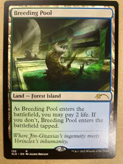 MTG 1x Breeding Pool # 132 Secret Lair Drop Magic the Gathering Card x1 NM - Image 1