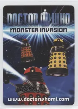 2010 Doctor Who - Monster Invasion Trading Card Game Cybersentry #105 - Image 2