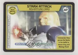 2010 Doctor Who - Monster Invasion Trading Card Game Strax Attack #327 - Image 1