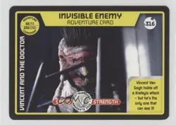 2010 Doctor Who - Monster Invasion Trading Card Game Invisible Enemy #316 - Image 1
