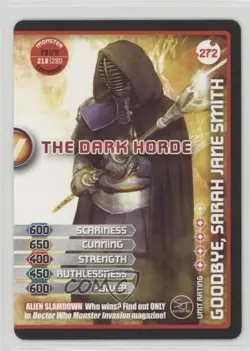 2010 Doctor Who - Monster Invasion Trading Card Game The Dark Horde #272 - Image 1