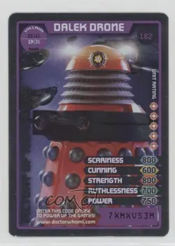 2010 Doctor Who - Monster Invasion Trading Card Game Dalek Drone #182 - Image 1