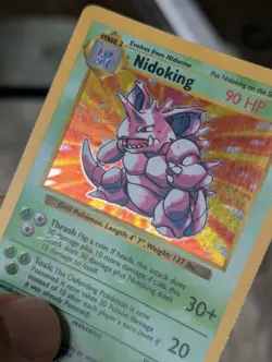Nidoking Holo Shadowless Base Set 11/102 - WOTC 1999 Vintage Pokemon Card LP - Image 3