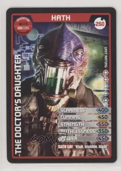 2010 Doctor Who - Monster Invasion Trading Card Game Hath #250 - Image 1