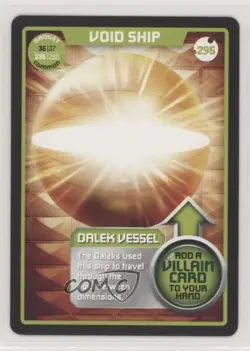 2010 Doctor Who - Monster Invasion Trading Card Game Void Ship #295 - Image 1