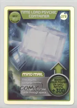 2010 Doctor Who - Monster Invasion Trading Card Game Time Lord Psychic Container - Image 1