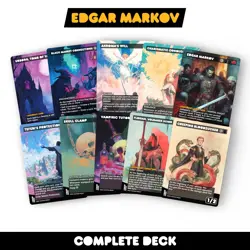 Edgar Markov X MTG Custom Altered Art | Full 100 Card EDH Deck w/Custom Tokens - Image 1