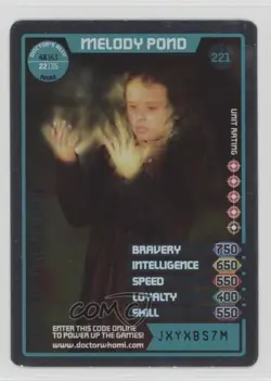 2010 Doctor Who - Monster Invasion Trading Card Game Mels Melody Pond #221 - Image 1