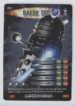 2006 Doctor Who: Battles in Time - Trading Card Game Dalek Sec #255 - Image 1
