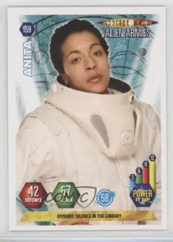 2009 Doctor Who - Alien Armies Trading Card Game Anita #159 - Image 1