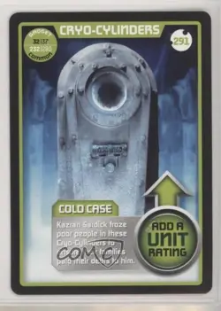 2010 Doctor Who - Monster Invasion Trading Card Game Cryo-Cylinders #291 - Image 1