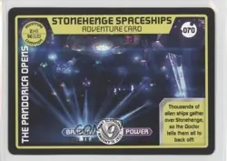 2010 Doctor Who - Monster Invasion Trading Card Game Stonehenge Spaceships #70 - Image 1