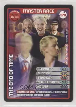 2010 Doctor Who - Monster Invasion Trading Card Game Master Race #270 - Image 1